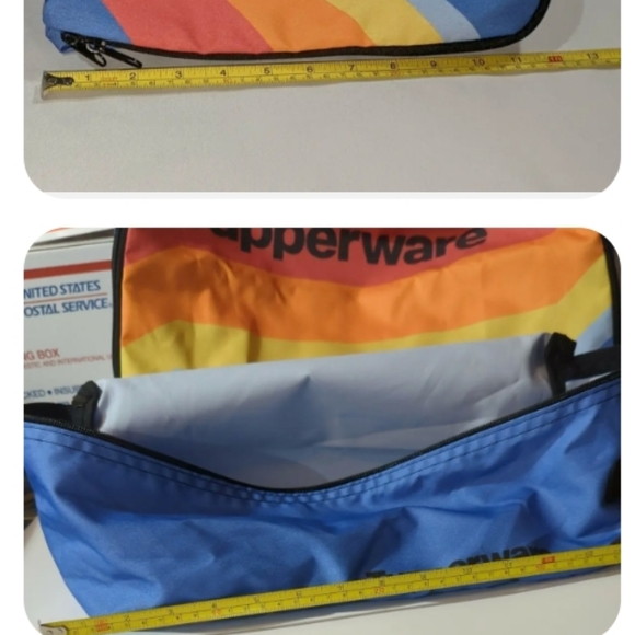 * TUPPERWARE Logo 3 PC Set Packing Cubes Clothes Shoes Toiletries Luggage Travel - Picture 3 of 6